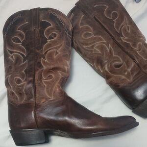 Dan Post Brown Cowboy Western Boots